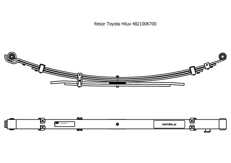 Resor Toyota Hilux 48210-0K700