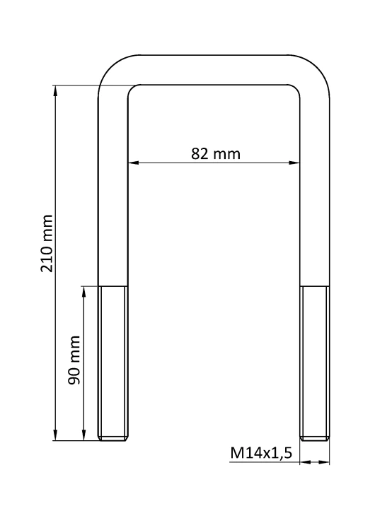 504095215 przedłużone (extended U-bolt)